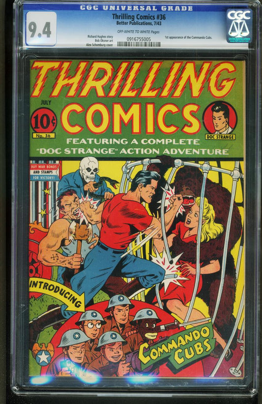 THRILLING COMICS #36